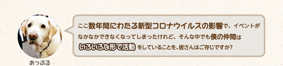 ここ数年間にわたるコロナの影響で、イベントがなかなかできなくなってしまったけれど、そんな中でも僕の仲間はいろいろな形で活動をしていることを、皆さんはご存じですか?